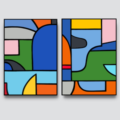 LAGOON DIPTYCH (FRAMED)