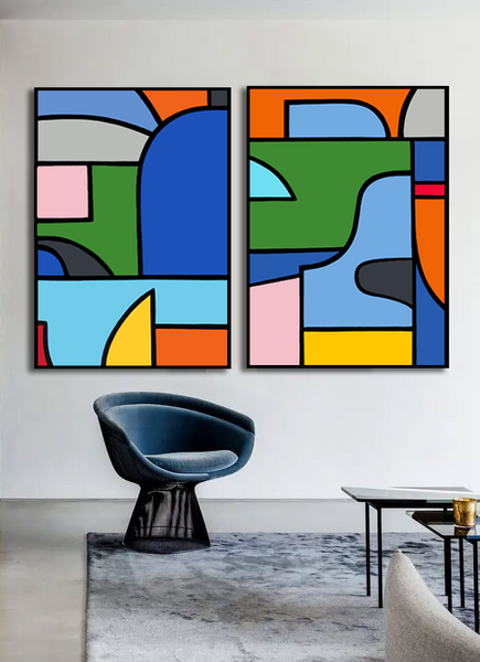 LAGOON DIPTYCH (FRAMED)